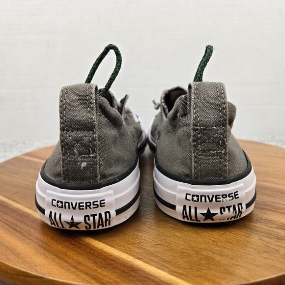 Converse Women 8 CTAS Shoreline Gray Canvas Low Top Casual Slip On Daily Sneaker - Picture 2 of 12